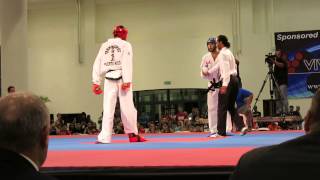 2014 ITF World Cup Jamaica - Light-Heavy Mens Sparring Finals - Canada vs Puerto Rico