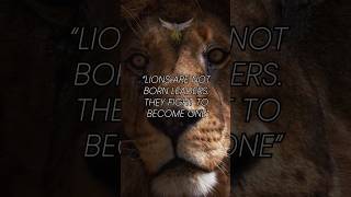 Lion Mentality: Master Leadership and Courage