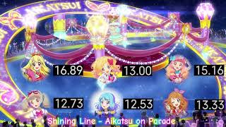 Shining Line - Aikatsu on Parade | Line Distribution