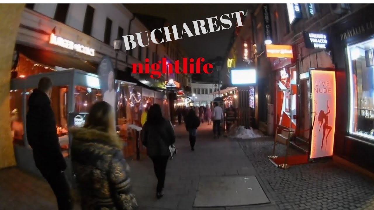 Bucharest Nightlife | Old Town At Night - YouTube