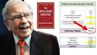 How To Find the Intrinsic Value of a Stock like Benjamin Graham! (The Intelligent Investor)