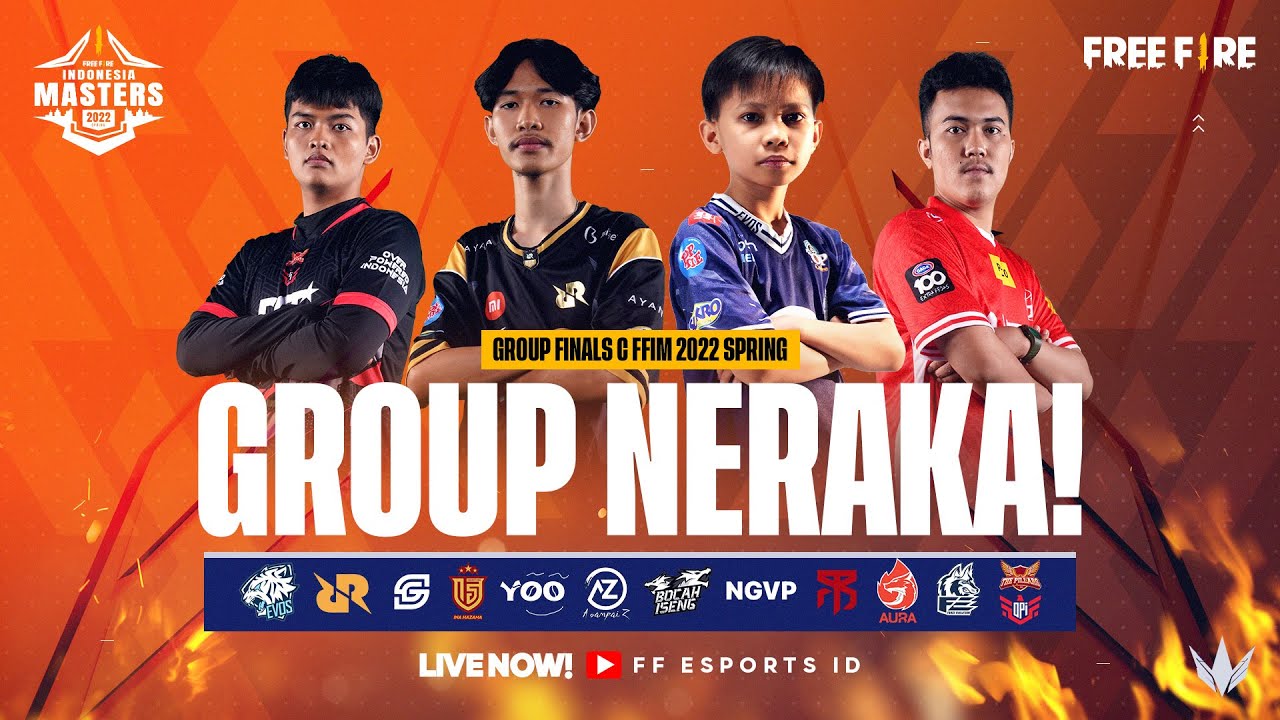 [2022] Free Fire Indonesia Masters 2022 Spring - Group Finals C - YouTube