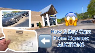 How to Buy Cars From CARMAX Auctions CHEAP #auto #cars