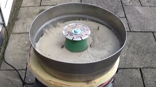 Vibrating Tumbler Part 4, Rust Remover, Cleaner, Polisher, Steel, Made Out Of Scrap Metal Parts, DIY