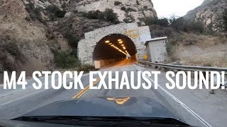 BMW M4 - Tunnel Run / Stock Exhaust!