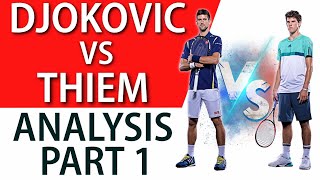 Novak Djokovic Vs Dominic Thiem | 2020 Australian Open Match Analysis Part 1