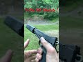 1911 Handgun 45ACP Suppressed VS Unsuppressed #shorts