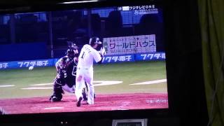 清田、顔面デッドボール 20150807 プロ野球ニュースより