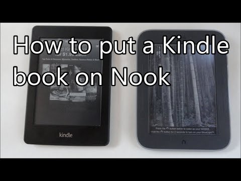 How to put a Kindle book on a Nook How to put a Kindle book on a Nook