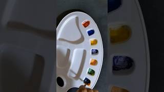 satisfying paint mixing from basic colours#art #painting #trending #viral #shortvideo #shorts #short