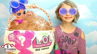 😂  LOL Surprise Big Surprise Ball - Big & Lil Sisters Baby Dolls 50 Surprises!