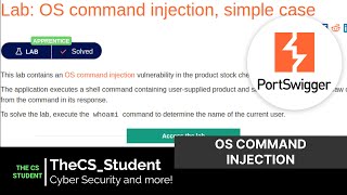 OS COMMAND INJECTION, SIMPLE CASE | APPRENTICE | - PORTSWIGGER ACADEMY