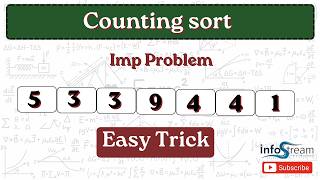 Counting sort Problem | data structures & Algorithm | All universities