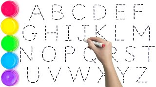 ABCDEFGHIJKLMNOPQRSTUVWXYZ | Learn How to Write Alphabets A to Z for Beginners - Ks Art