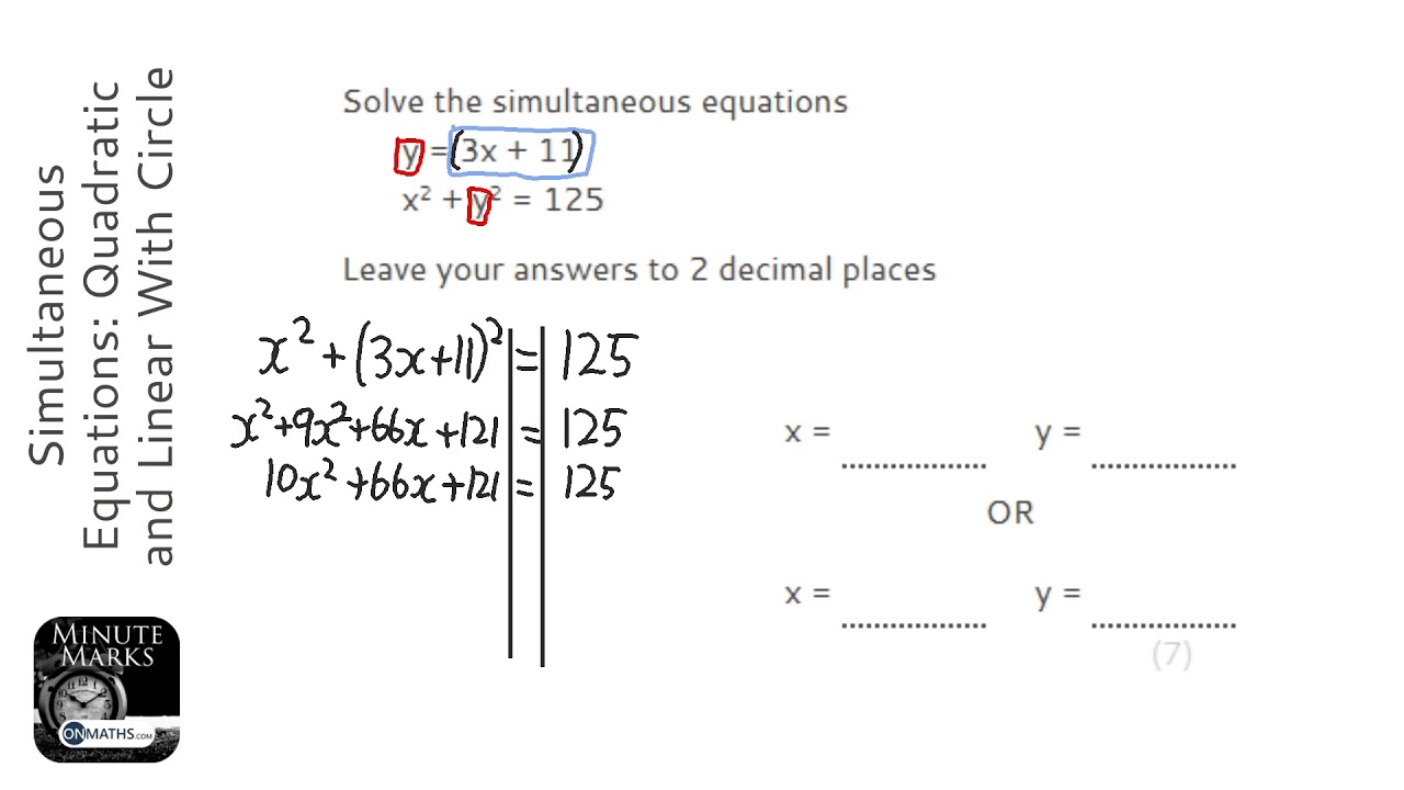 Linear Equations Examples And Answers Grade 9 At Nicholas Ramsey Blog