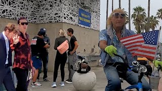 Bloody Incident on set of Nicholas Cage Movie filming in Venice Beach