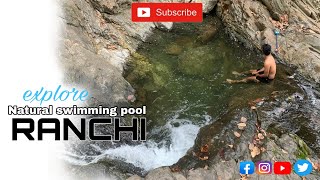 HIDDEN NATURAL POOL RANCHI // SIKIDIRI WATERFALL RANCHI//NATURAL SWIMMING POOL RANCHI#ranchi #ranchi