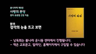 [봄나라]감각의 눈을 뜨고 보면 - 9권 사랑의 완성 낭독듣기 봄18