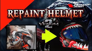 HOW TO PAINT HELMET VENOM2 | SUOMY STELLAR