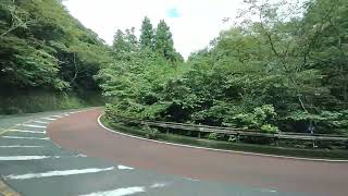 箱根登山バスＨ路線箱根湯本駅〜箱根町港線　大平台駅バス停〜宮ノ下駅バス停　側面展望