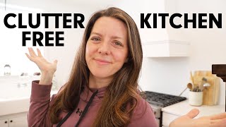 How to have a CLUTTER FREE kitchen | Messy to Minimal