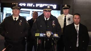 Watch as NYPD executives provide an update on an active investigation.