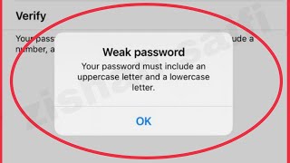 iPhone Fix Weak password Problem Solve in Apple Account