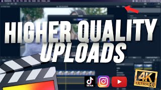 HOW TO GET BETTER QUALITY VIDEOS WITH FINAL CUT PRO