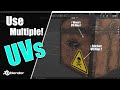 How to Add Multiple UV Maps To Object In Blender
