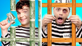 Rich Jail vs Broke Jail! Funny Situations & DIY Ideas by GOTCHA! @jeetkids