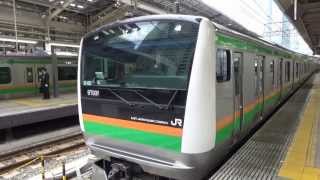 上野東京ライン（東北縦貫線）報道公開用列車