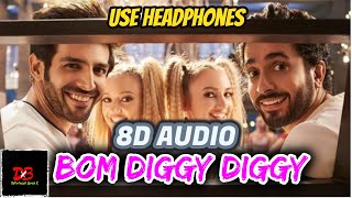 Bom Diggy Diggy [8D AUDIO] Sonu ke Titu ki Sweety || Dimension BeatX|| Zack Knight Jasmin Walia