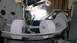 Automatic Jumbo Roll Machine Made in Korea By. Woobang Paper \u0026 ENG