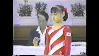 Mari KOSUGE (JPN) floor - 1991 Yokohama international junior