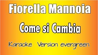 Fiorella Mannoia - Come Si Cambia (versione Karaoke Academy Italia)