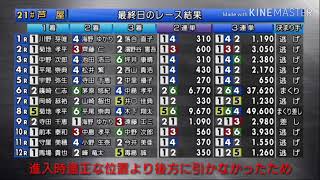 【芦屋SGボート】第6回レディースチャレンジカップ優勝戦の審判放送