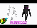 How to Draw an ENDERMAN!!!