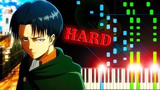 Red Swan Attack On Titan Season 3 Op - Yoshiki Feat Hyde - Piano Tutorial