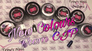 CJP Nail Mail - Swatching CJP October New Acrylic Colour Release - CJP Acrylic