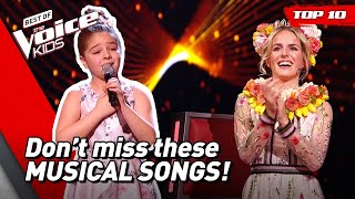 Fantastic and Wonderful MUSICAL SONGS on The Voice Kids! 😍 | Top 10