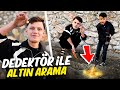 SAHİLDE DEDEKTÖR İLE ALTIN ARAMAK!! (çeyrek altın bulduk?!)