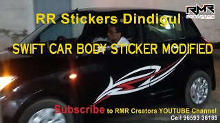 Swift Car / Sticker Modified / RR Stickers / Dindigul