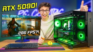 The MOST POWERFUL Gaming PC EVER! 😍 RTX 5090 Build w/ Gameplay Benchmarks