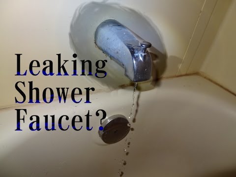 How To Fix A Leaking Shower Faucet Single Knob Type With Inside Tip