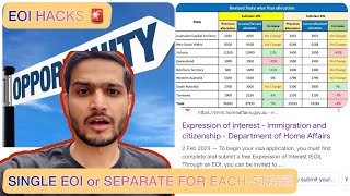 EOI TRICKS 🇦🇺 REGIONAL AREA OR BIG CITIES