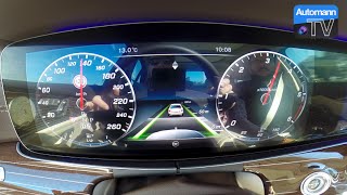 2017 Mercedes E 220d (194hp) - 0-100 km/h acceleration (60FPS)