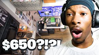 Eddy Reacts To The SMALLEST Apartment In NYC For $650!!