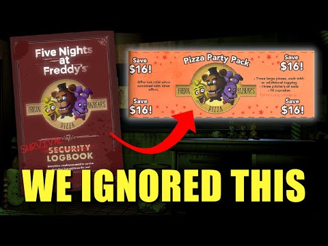 The Survival Logbook is STILL important…and it changes FNAF 3.