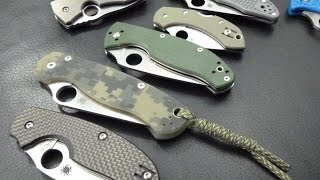 Most Used Spyderco knives