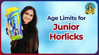 Junior Horlicks Kitne saal ke bachho ko de sakte h? kids less than 2 yrs can have Junior Horlicks 😍